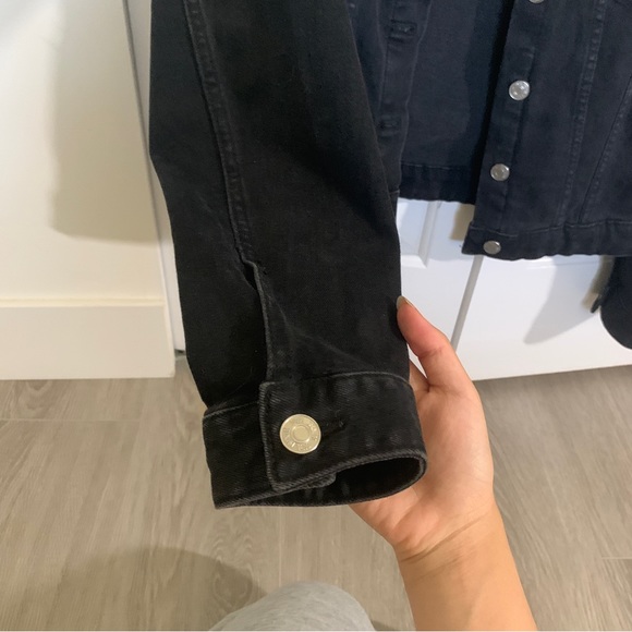 ZARA Denim Jacket in Dark Grey - Picture 5 of 7